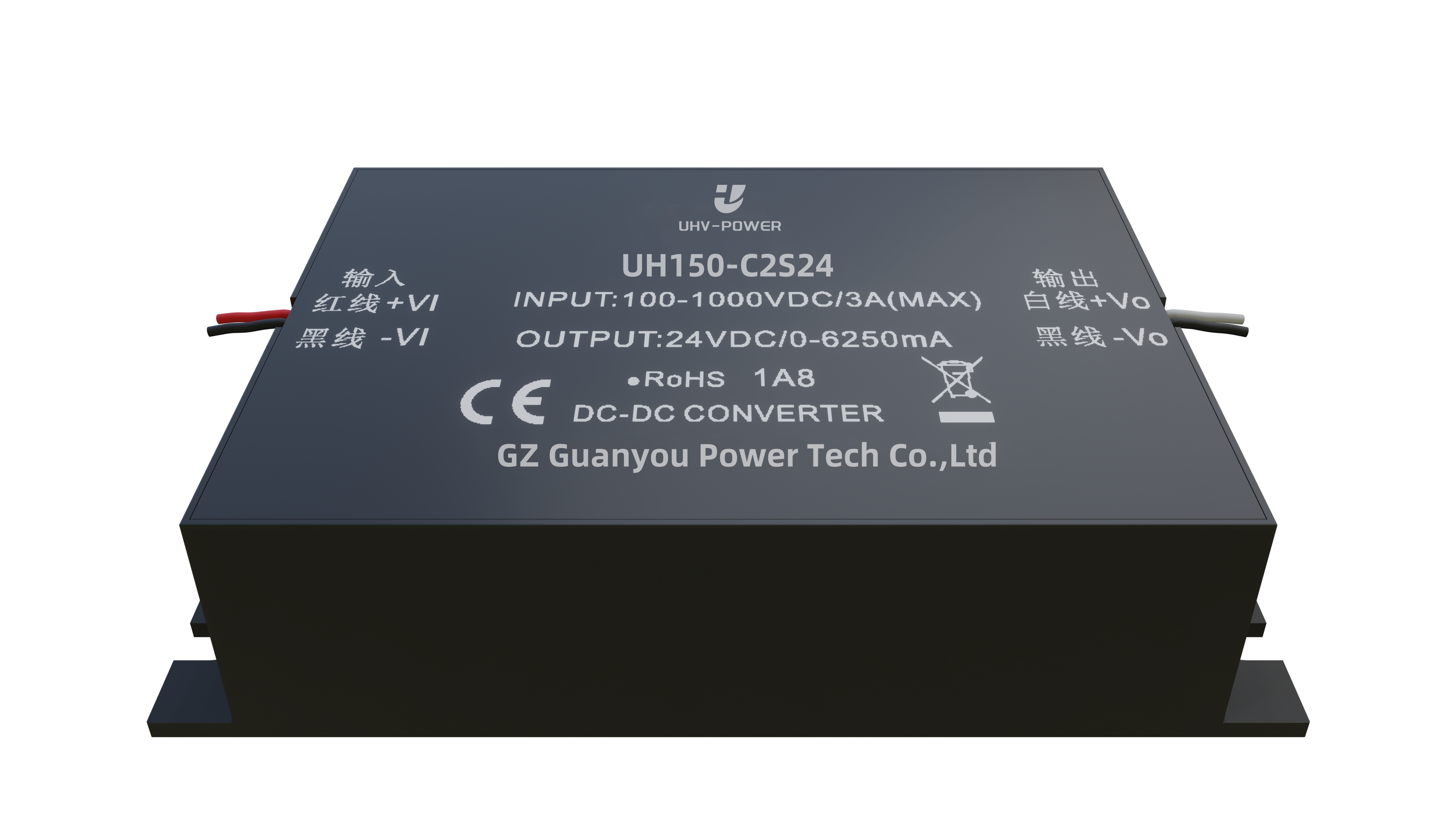 60W/150W家庭储能专用高压输入DC-DC辅助模块电源-通过CE认证